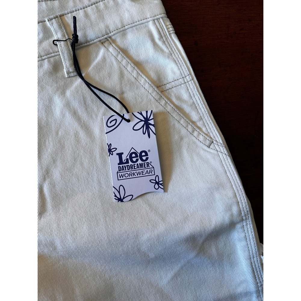 Lee x Daydreamer Workwear Mid Rise Carpenter Jeans Off White 29x29 NEW - Picture 4 of 10